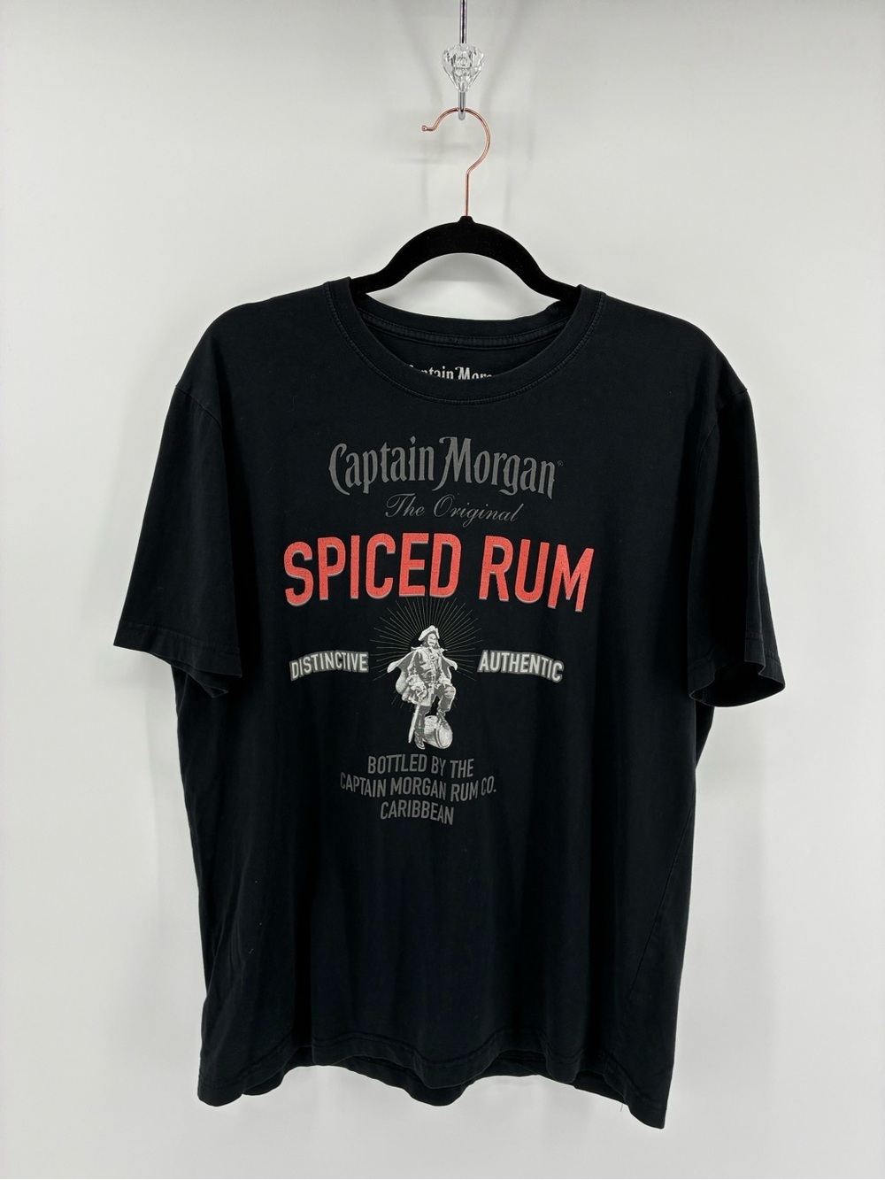 Captain Morgan Spiced Rum Black Graphic Tee